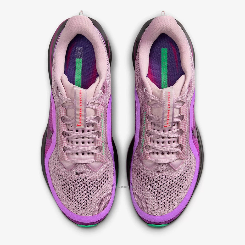Nike Pegasus Premium Running Shoes in Pink Purple II0602-500 - product image from the listing.