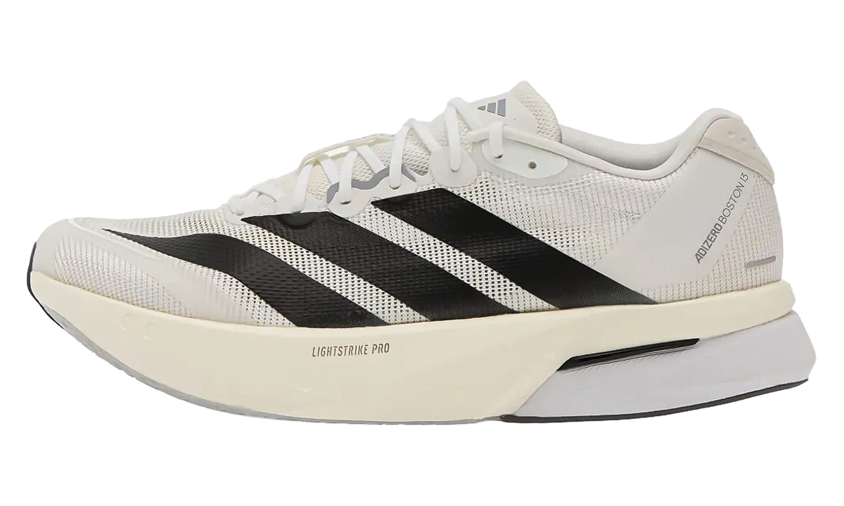 "Cloud White Core Black Dash Grey" Adizero Boston 13 JS4939 - product image from the listing.
