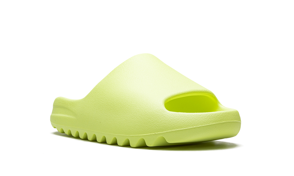 "Glow Green 2022" Yeezy Slide HQ6447 - product image from the listing.