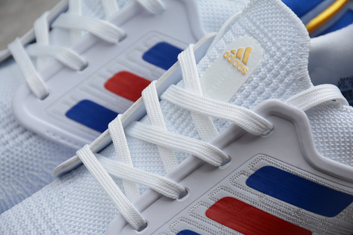 Adidas UltraBOOST 20 FY9039 Running Shoes, in White Blue - product image from the listing.