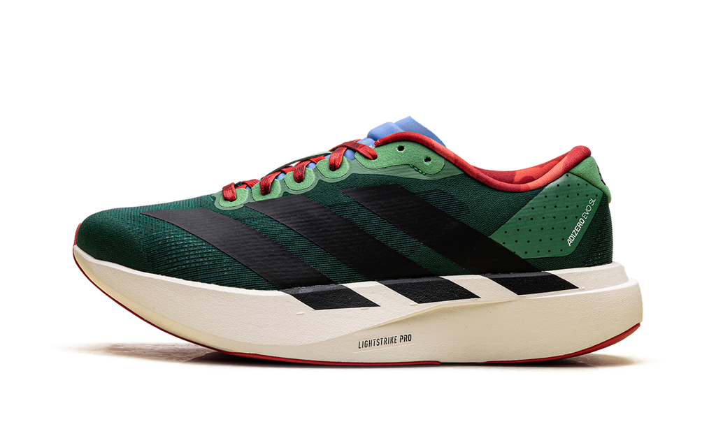 "BAPE - Green/Blue" Adizero Evo SL KJ5749 - product image from the listing.
