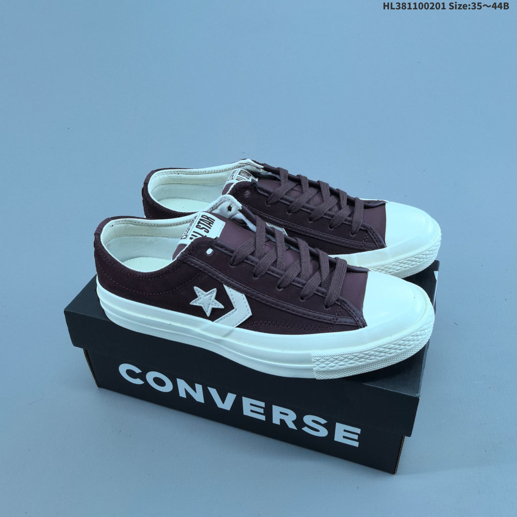 Black and White Converse One Star Low-Top Sneakers - product image from the listing.