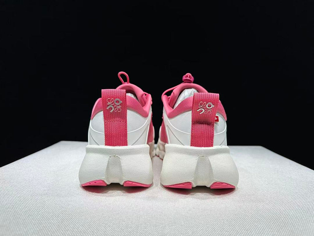 On x LOEWE Cloudventure 3.0 Sneakers in White Peach Red - product image from the listing.