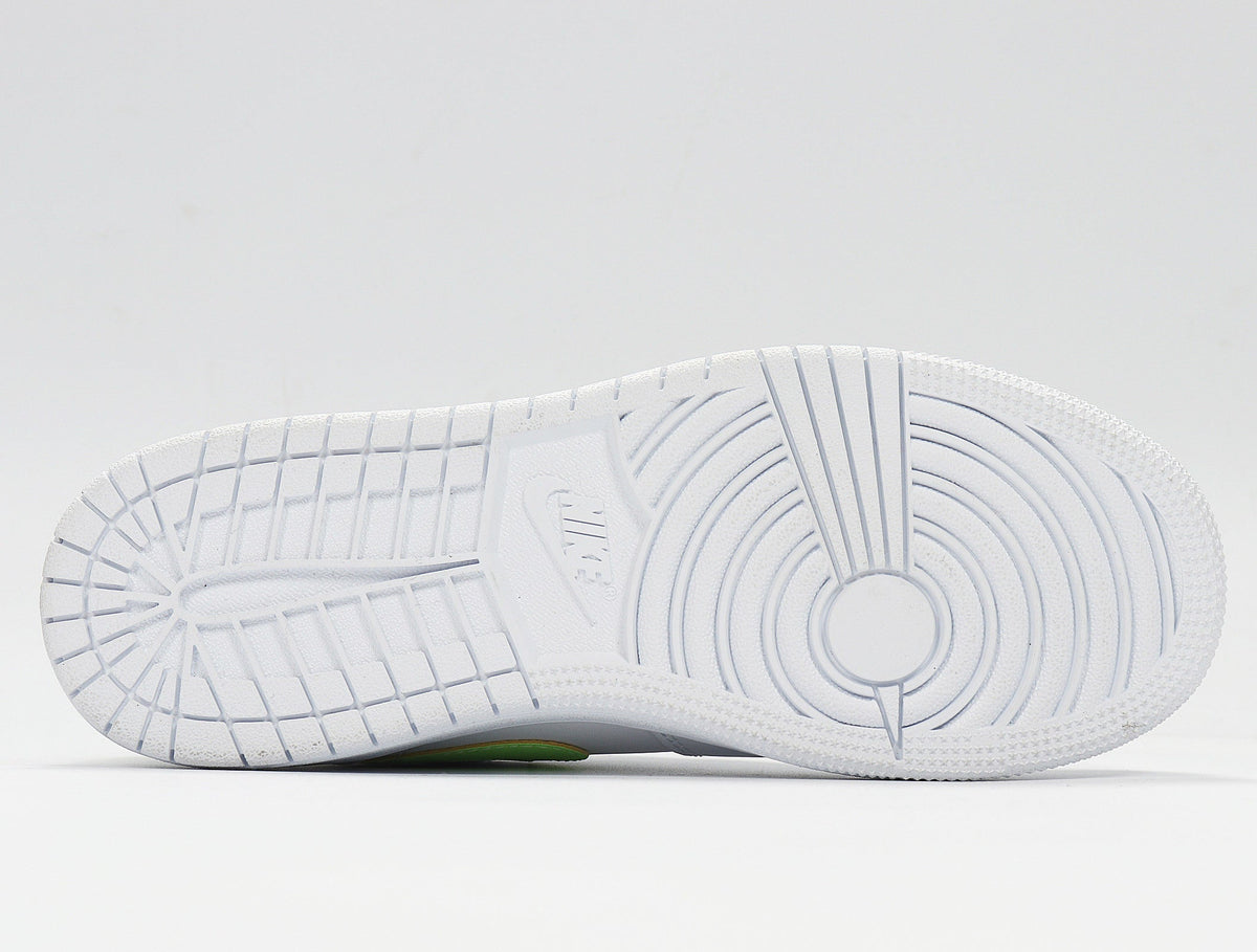 White Multicolor CW7035-100 Sneakers - Nike Air Jordan 1 Low - product image from the listing.