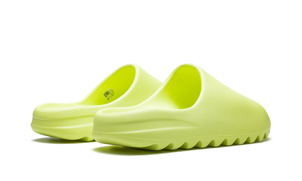 "Glow Green 2022" Yeezy Slide HQ6447 - product image from the listing.