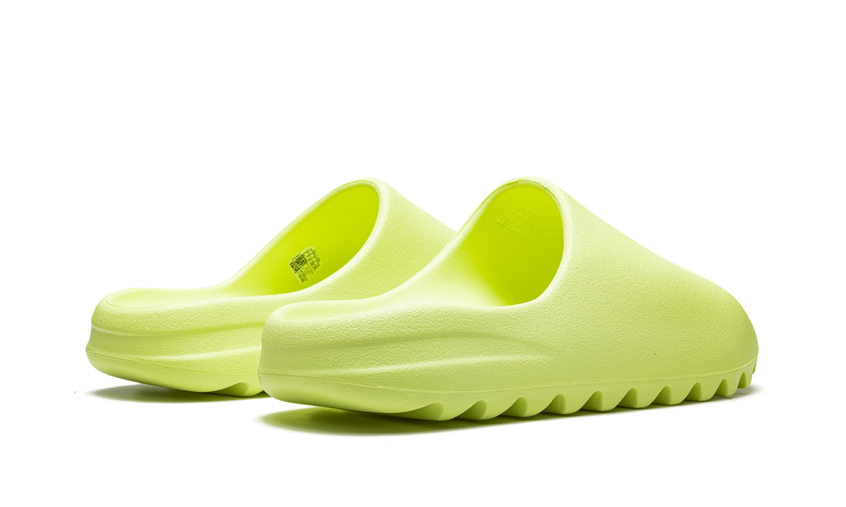 "Glow Green 2022" Yeezy Slide HQ6447 - product image from the listing.