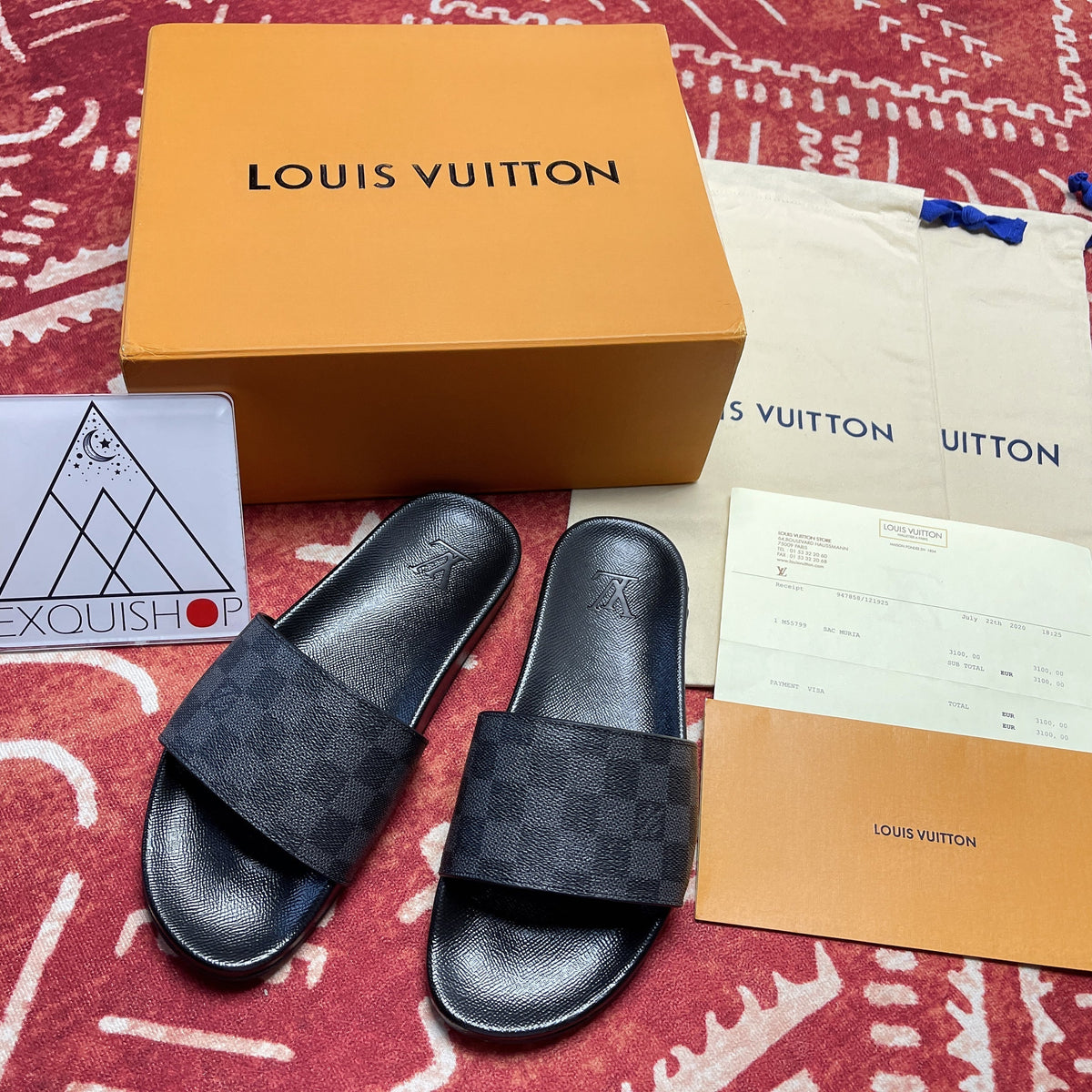 waterfront Slide by Louis Vuitton - product image from the listing.