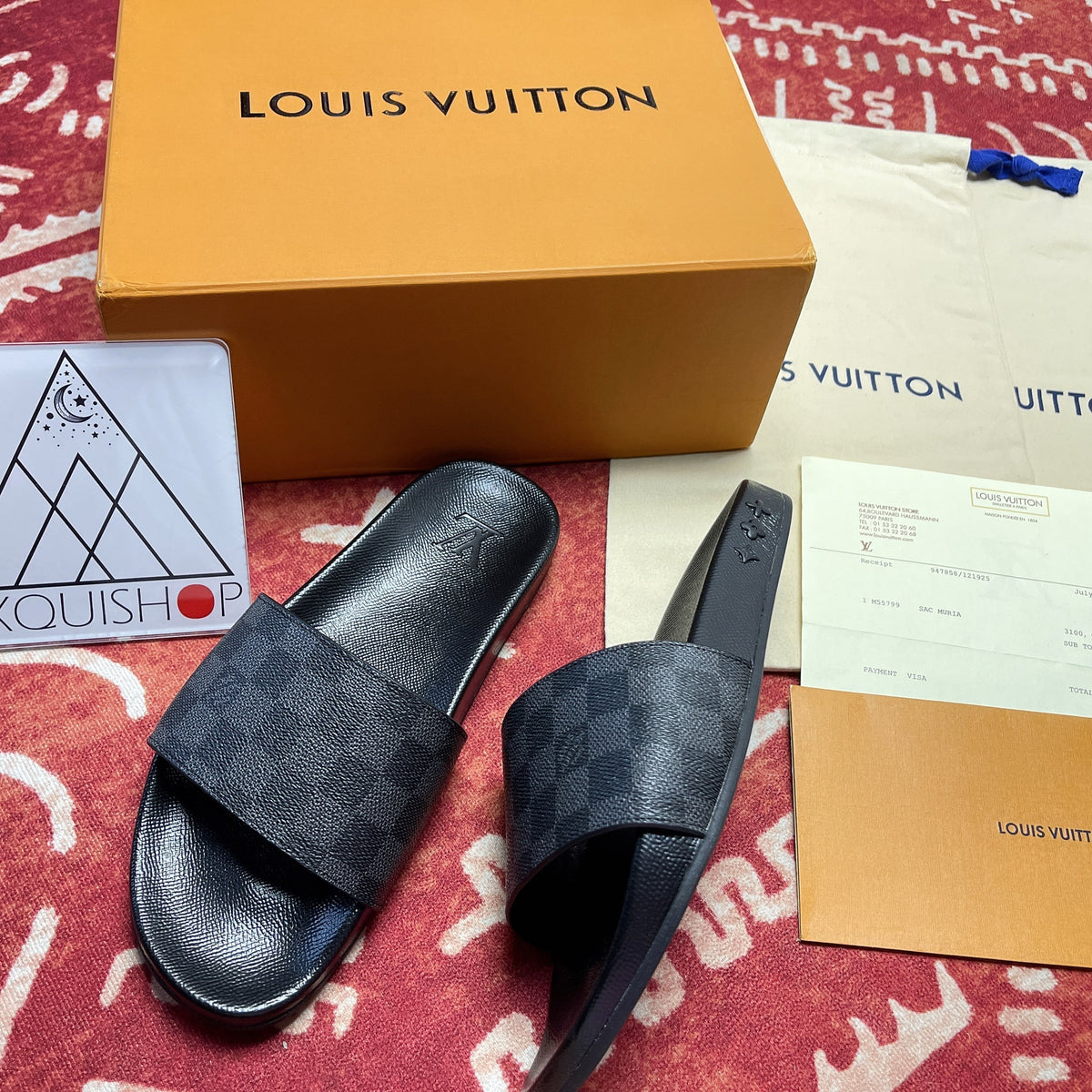 waterfront Slide by Louis Vuitton - product image from the listing.