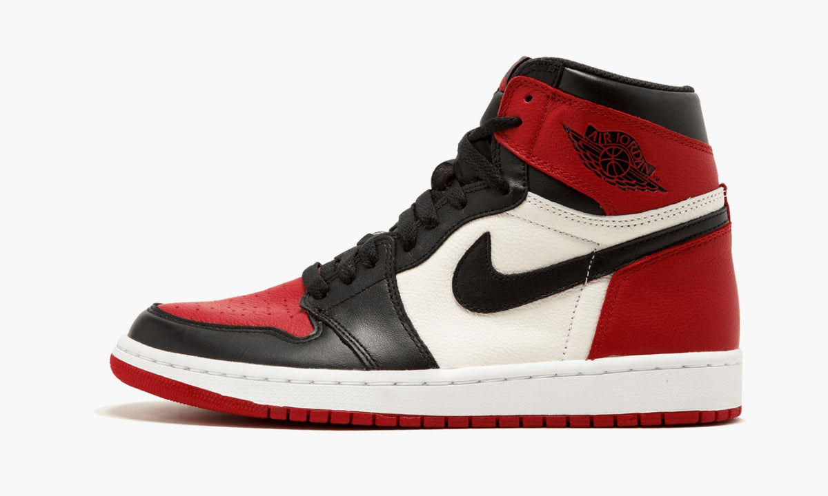 "Bred Toe" Jordan 1 Retro High - product image from the listing.