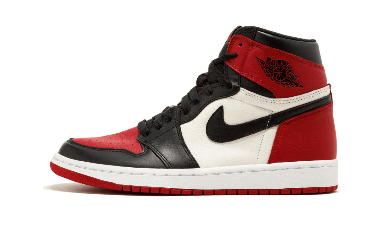"Bred Toe" Jordan 1 Retro High - product image from the listing.