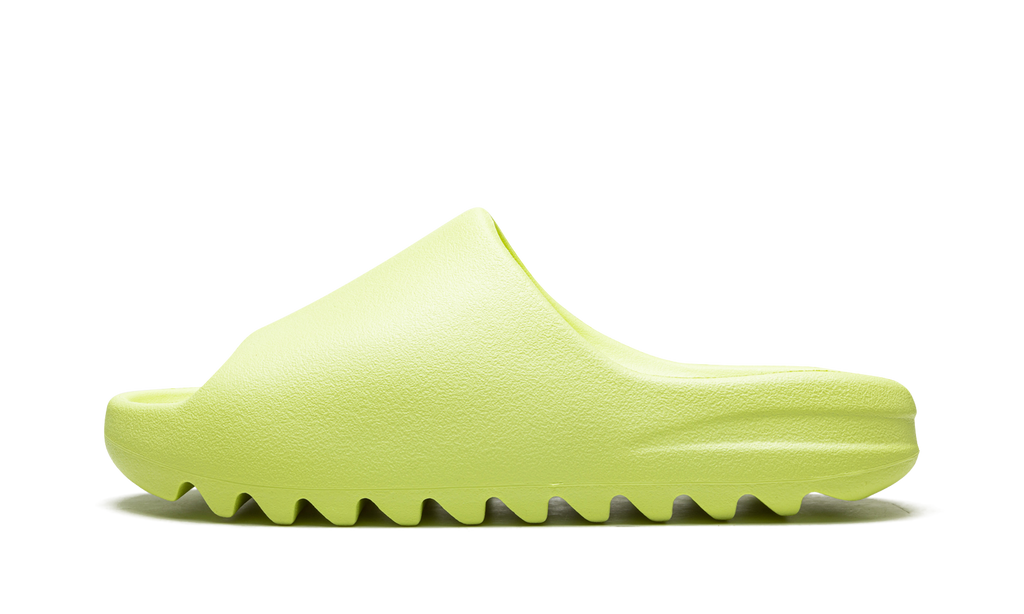 "Glow Green 2022" Yeezy Slide HQ6447 - product image from the listing.