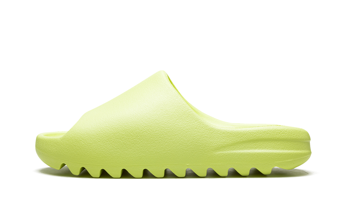 "Glow Green 2022" Yeezy Slide HQ6447 - product image from the listing.
