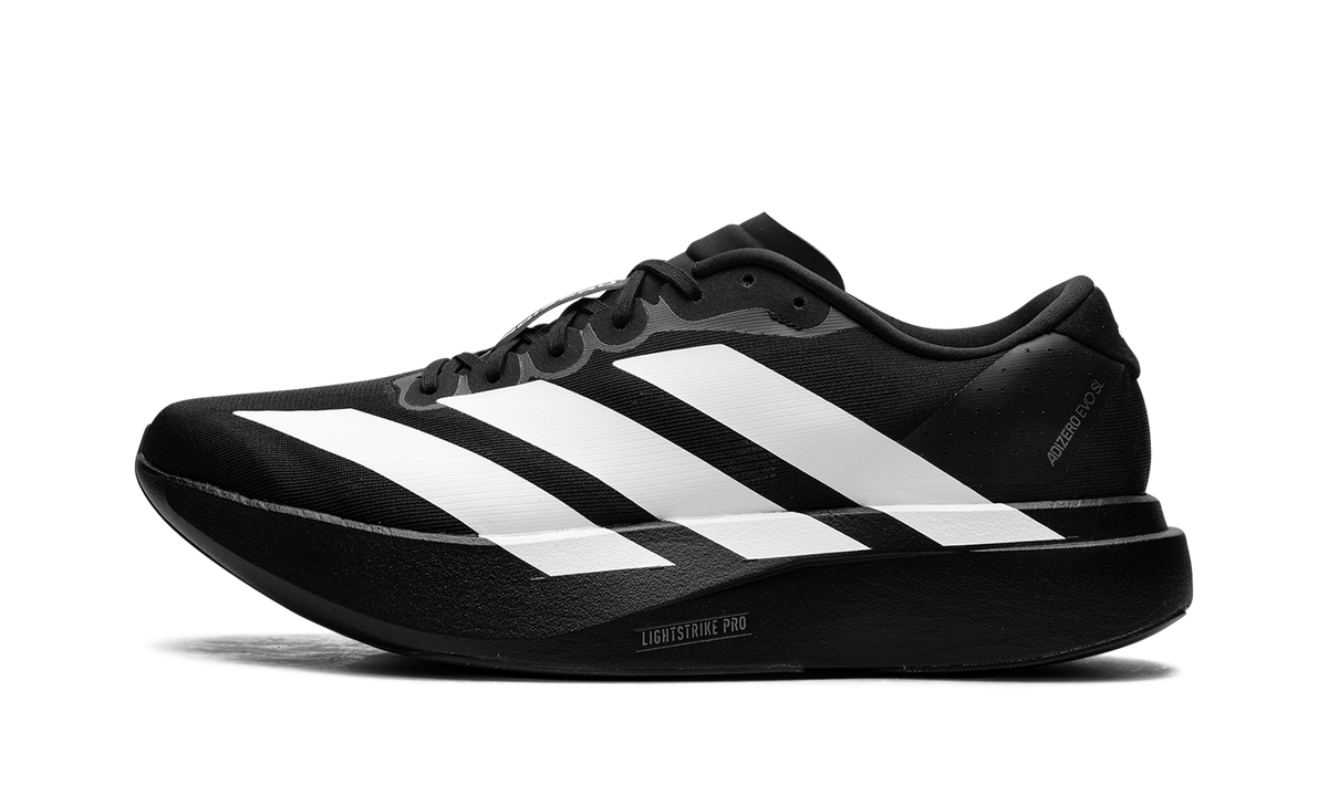 "Black White" Adizero Evo SL JP7149 - product image from the listing.