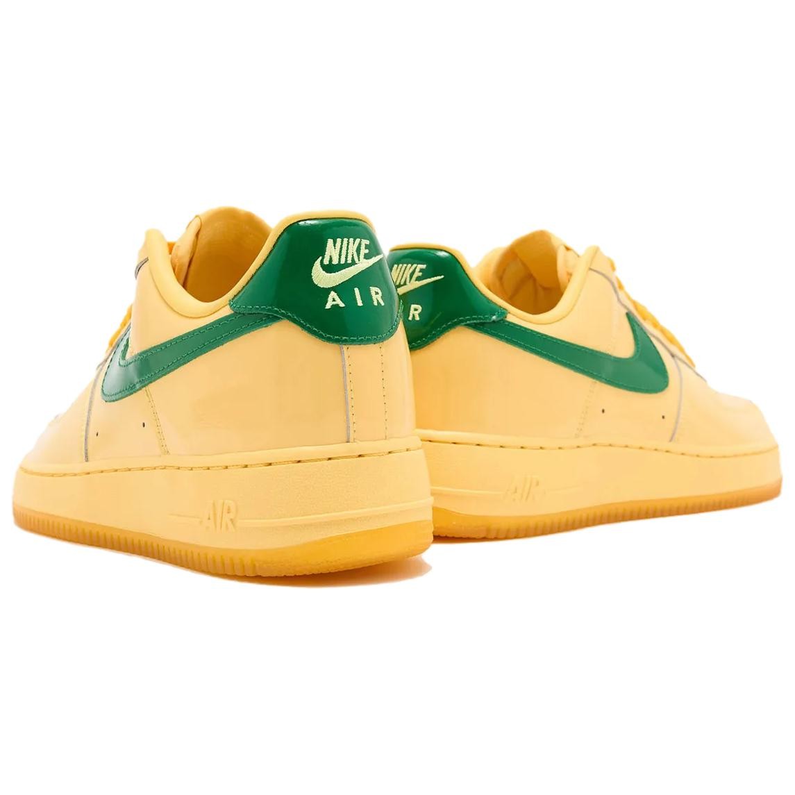 Men's Nike Air Force 1 Low 'Patent Leather Topaz Gold' Io4489-700 - product image from the listing.
