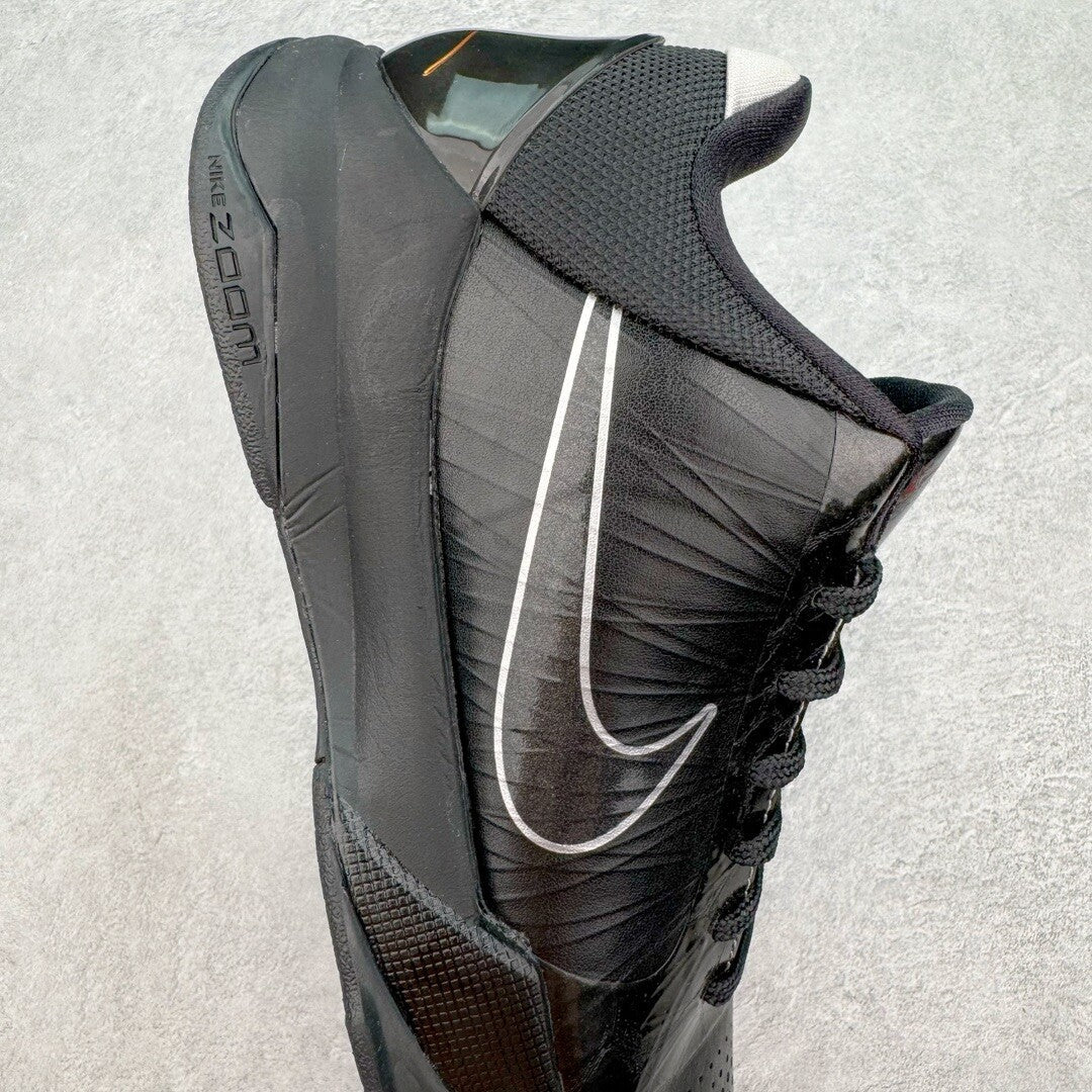 "BlackOut" NK Zoom Kobe V5 2010 Black 386429-003 Size 6.5-14 - product image from the listing.