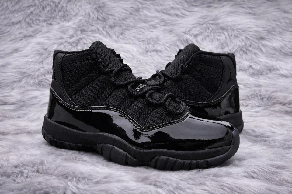 "Black Cat" MEN Jordan 11 Size US 5-16 - product image from the listing.