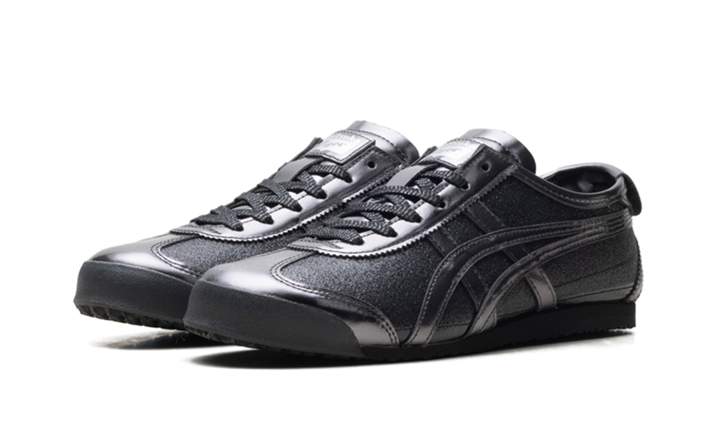 Onitsuka Tiger Mexico 66 Glitter Pack in Black Gunmetal 221699 - product image from the listing.