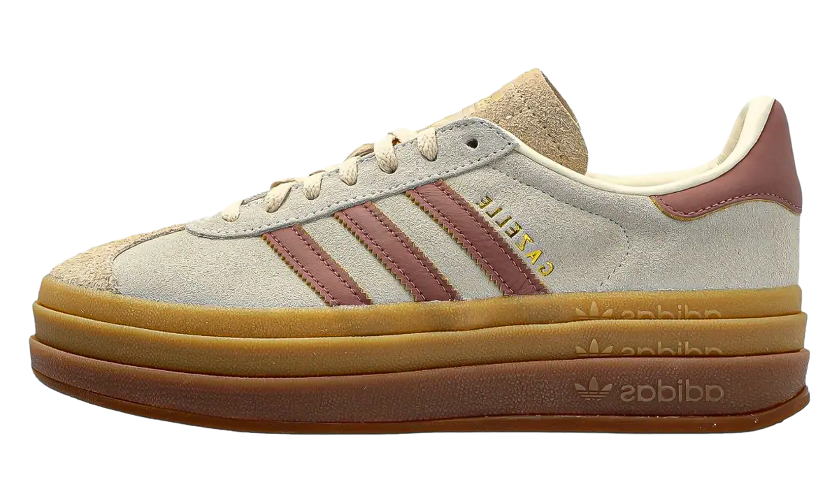 Women's Gazelle Bold "Cream White / Warm Clay / Sand Strata" JS3893 - product image from the listing.