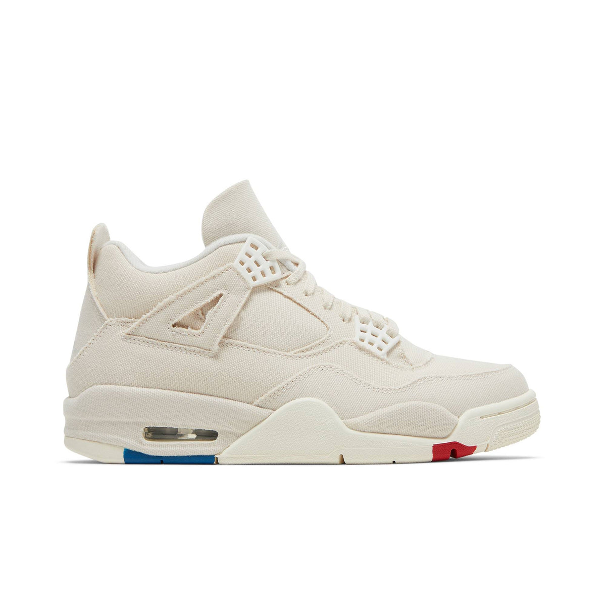Air Jordan 4 Retro Blank Canvas DQ4909-100 for Women - product image from the listing.