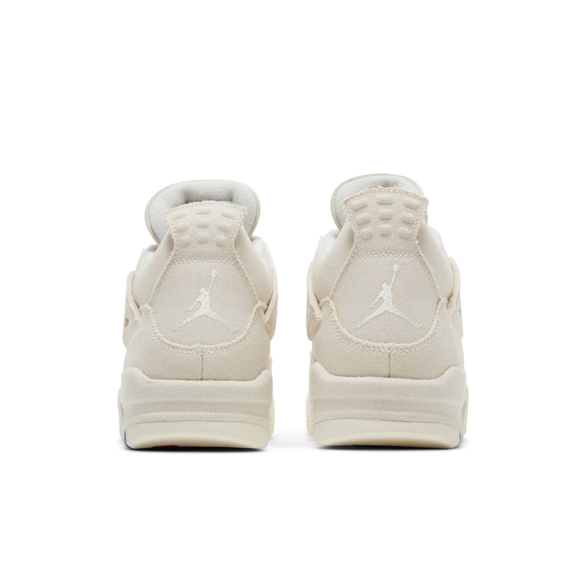 Air Jordan 4 Retro Blank Canvas DQ4909-100 for Women - product image from the listing.