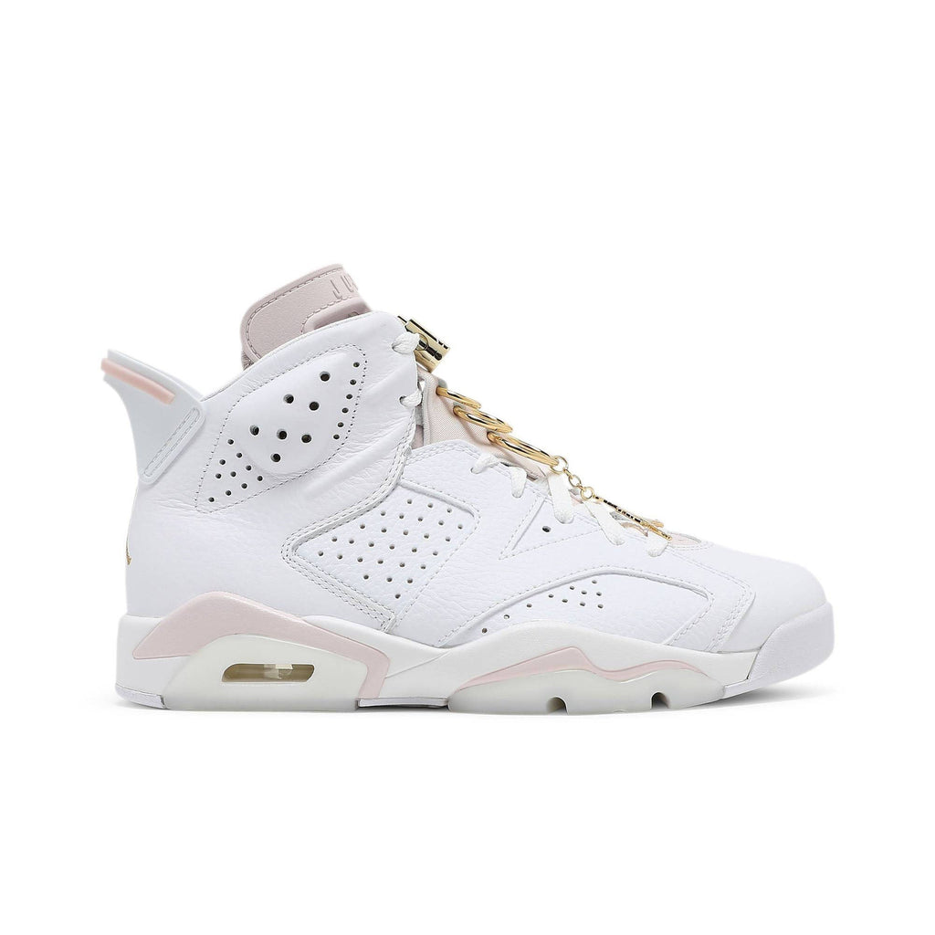 Air Jordan 6 Retro 'Gold Hoops' DH9696-100 for Women - product image from the listing.