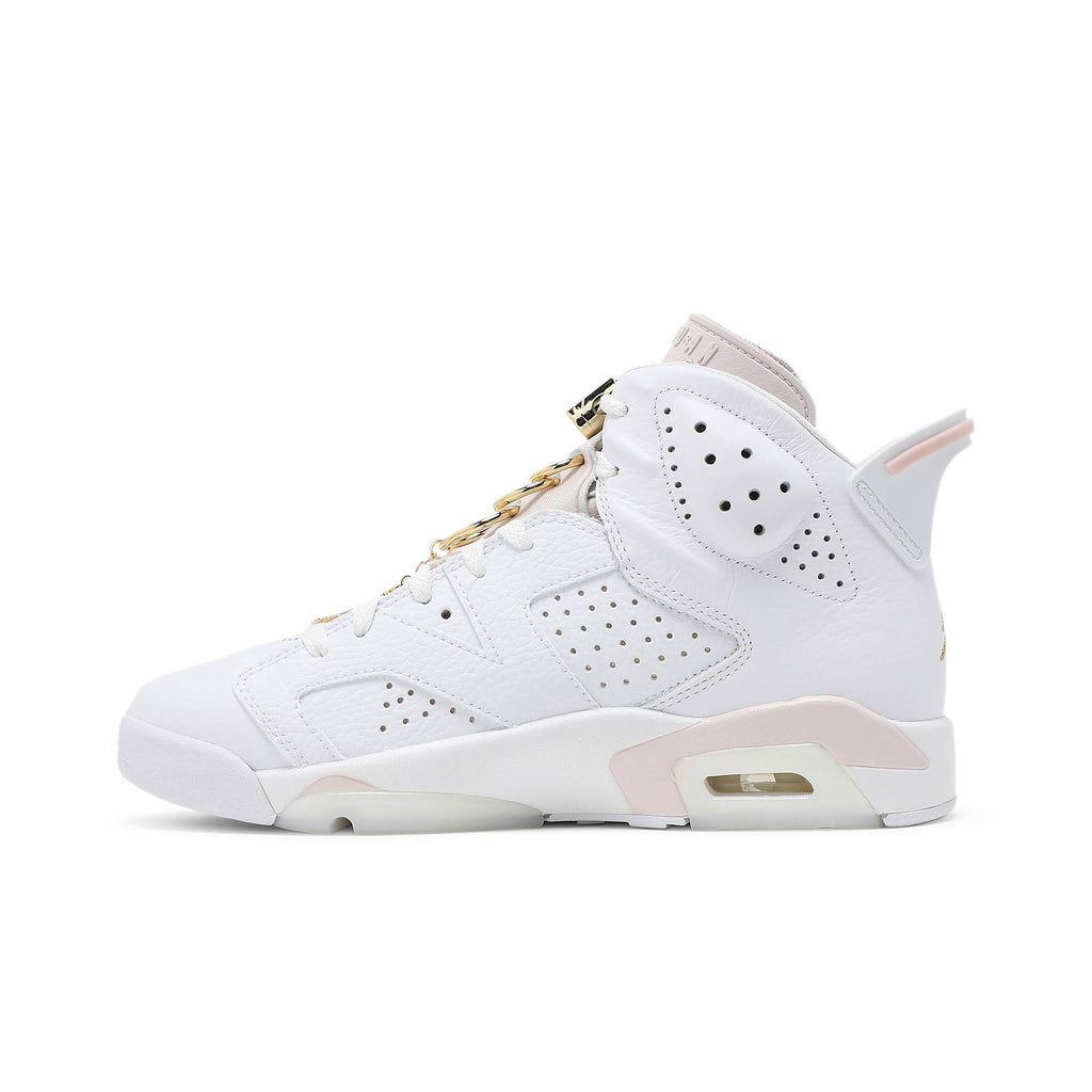 Air Jordan 6 Retro 'Gold Hoops' DH9696-100 for Women - product image from the listing.