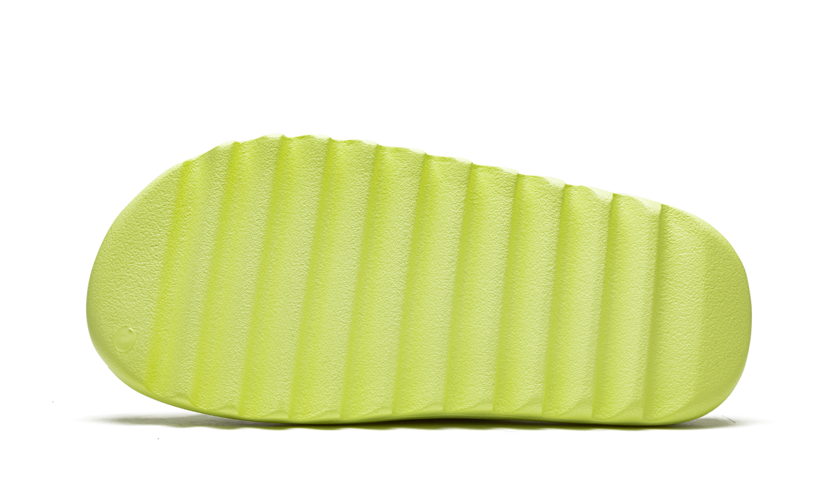 "Glow Green 2022" Yeezy Slide HQ6447 - product image from the listing.